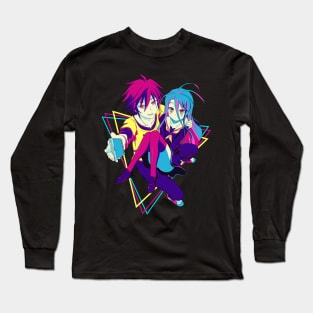 No Game No Life - Sora and Shiro Long Sleeve T-Shirt